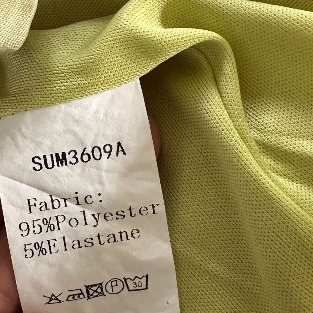 Unbranded Women's Green and Yellow Corset Midi Dress - Picture 6 of 6